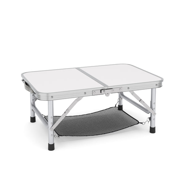 Campingtisch klappbar WILLY 3-fach höhenverstellbar 60 x 40 cm weiss