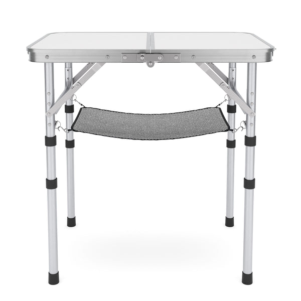 Campingtisch klappbar WILLY 3-fach höhenverstellbar 60 x 40 cm weiss