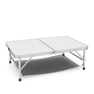 Campingtisch klappbar WILLY höhenverstellbar 90 x 60 cm weiss