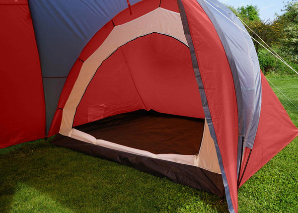 Campingzelt Igluzelt Loksa für 6 Personen ~ rot