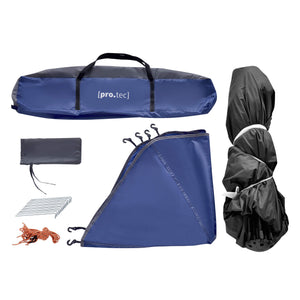 Tente de camping Nybro Pop Up Dome 240x205x140cm Bleue 
