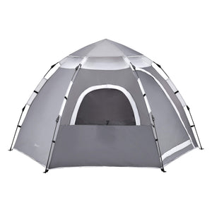 Tente de camping Nybro Pop Up Dome 240x205x140cm Grise