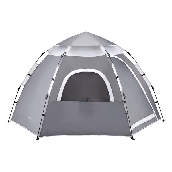 Tente de camping Nybro Pop Up Dome 240x205x140cm Grise