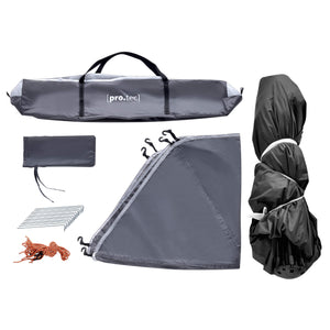 Tente de camping Nybro Pop Up Dome 240x205x140cm Grise