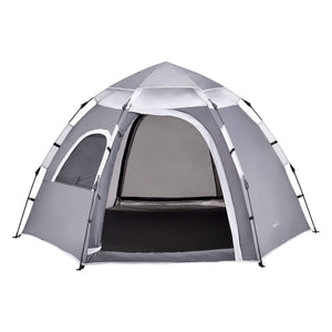 Tente de camping Nybro Pop Up Dome 240x205x140cm Grise