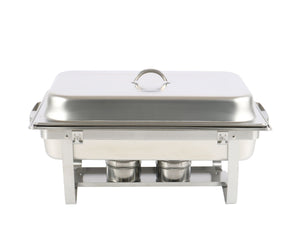 Chafing Dish Speisewärmer Edelstahl 2 x 4L