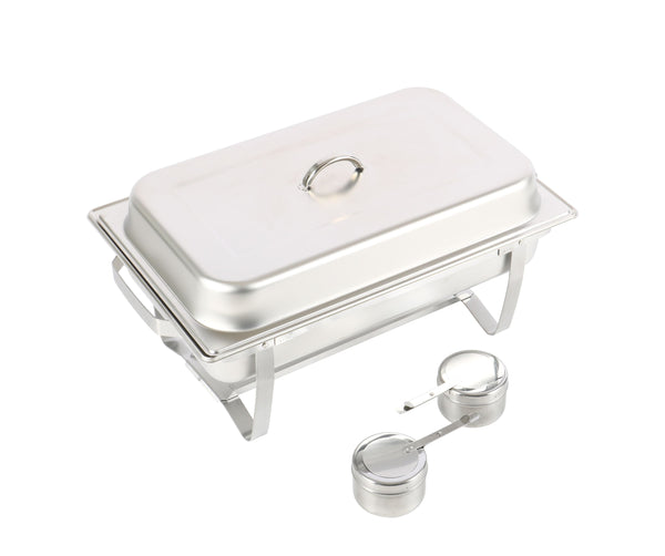 Chafing Dish Speisewärmer Edelstahl 2 x 4L