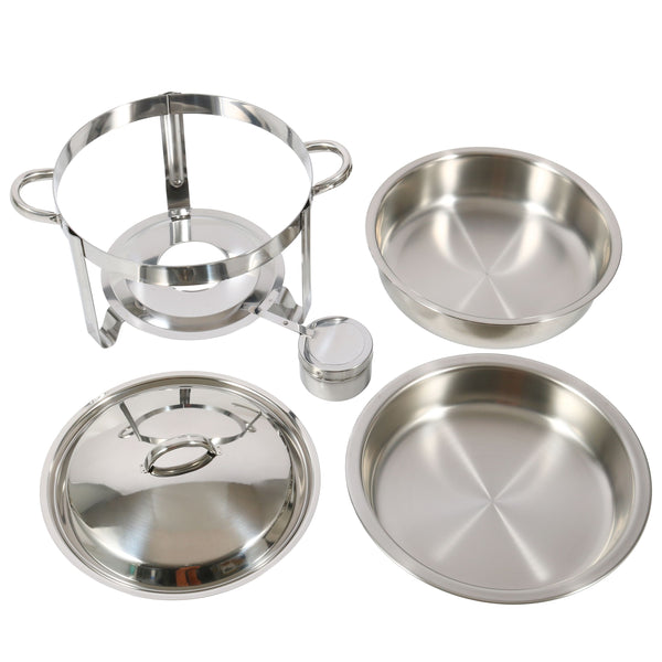 Chafing Dish Speisewärmer Edelstahl 4L
