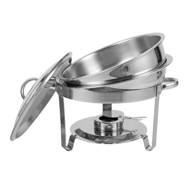 Chafing Dish Speisewärmer Edelstahl 4L
