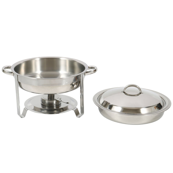 Chafing Dish Speisewärmer Edelstahl 4L