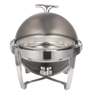 Chafing Dish Speisewärmer Edelstahl 6L mit Rolltop