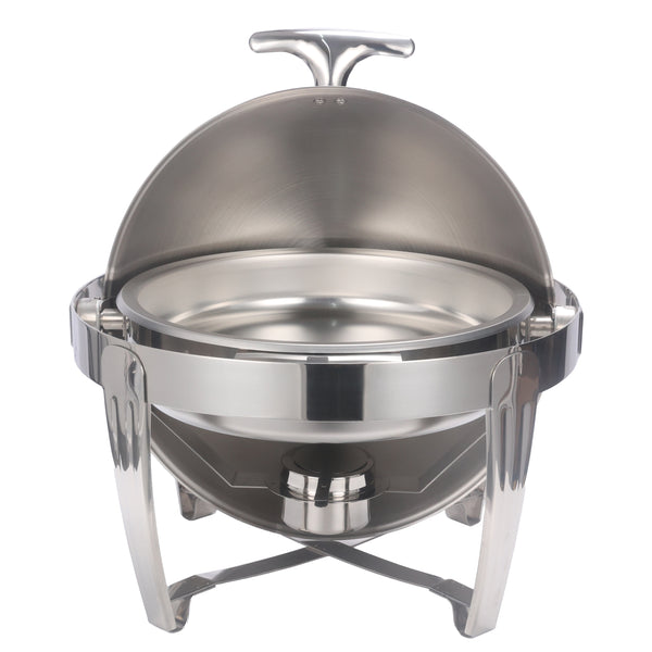 Chafing Dish Speisewärmer Edelstahl 6L mit Rolltop