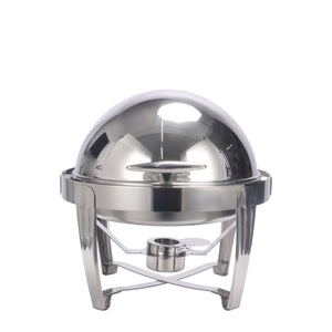 Chafing Dish Speisewärmer Edelstahl 6L mit Rolltop