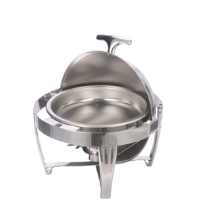 Chafing Dish Speisewärmer Edelstahl 6L mit Rolltop