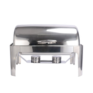 Chafing Dish Speisewärmer Edelstahl 9L mit Rolltop