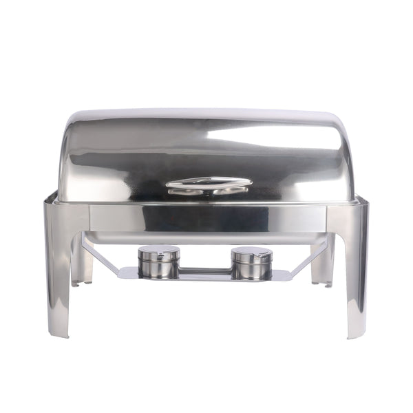 Chafing Dish Speisewärmer Edelstahl 9L mit Rolltop