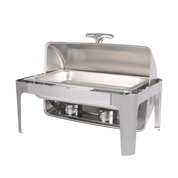 Chafing Dish Speisewärmer Edelstahl 9L mit Rolltop
