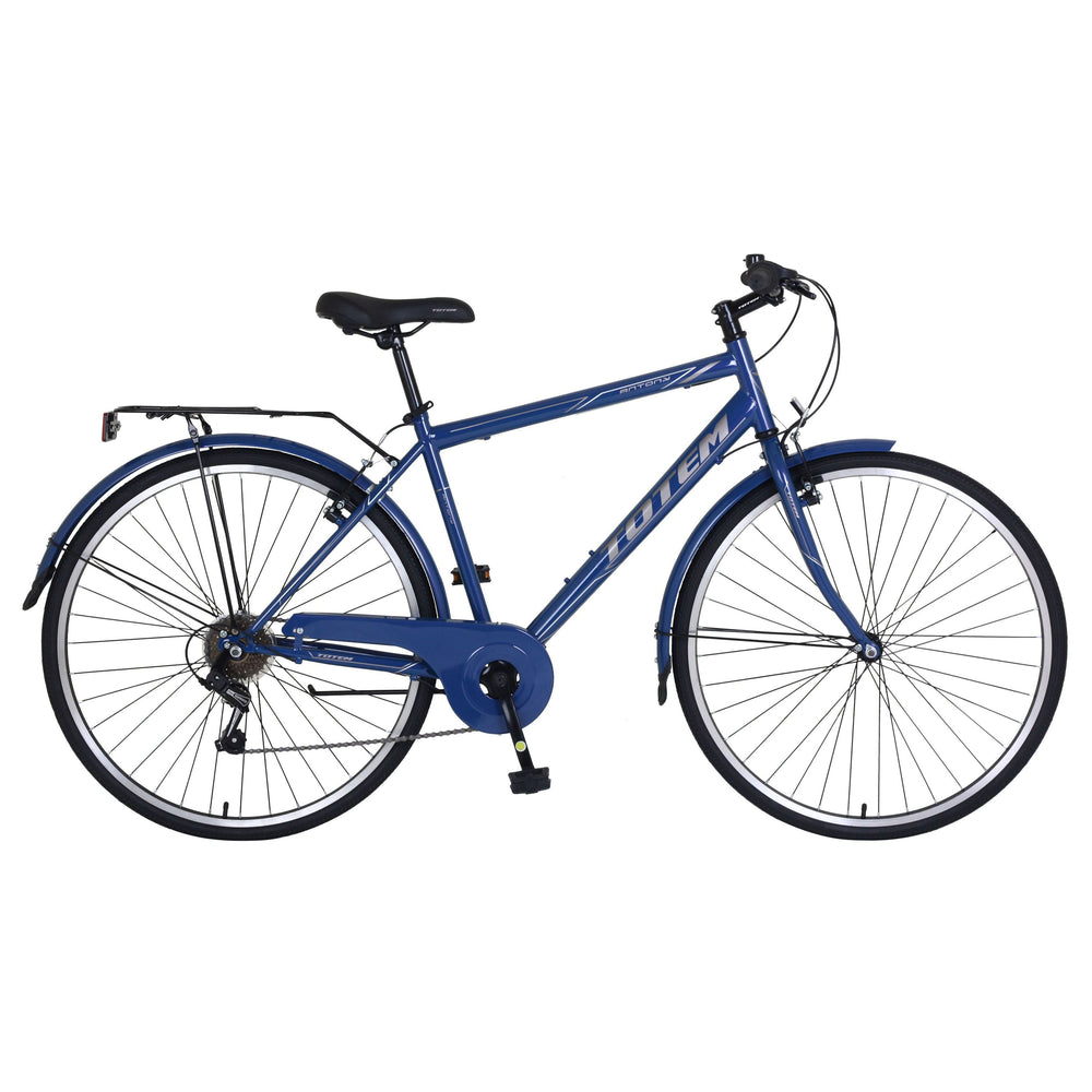 Bicicletta da città da uomo ANTHONY blu navy - Telaio: 48 cm