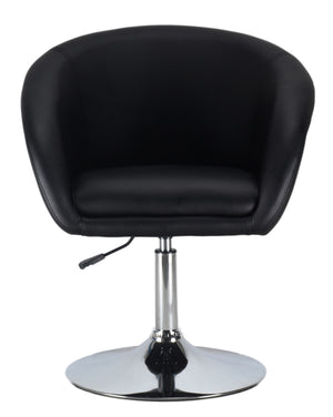 Black club chairs in a set of 2