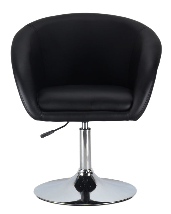 Black club chairs in a set of 2