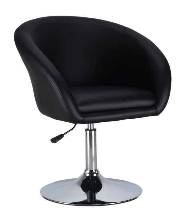 Black club chairs in a set of 2