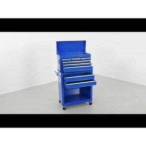 Werkzeugwagen mit 8 Schubladen, blau