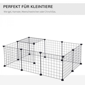 Gittergehege Freigehege Laufgehege für Kleintiere Laufstall Kleintierkäfig