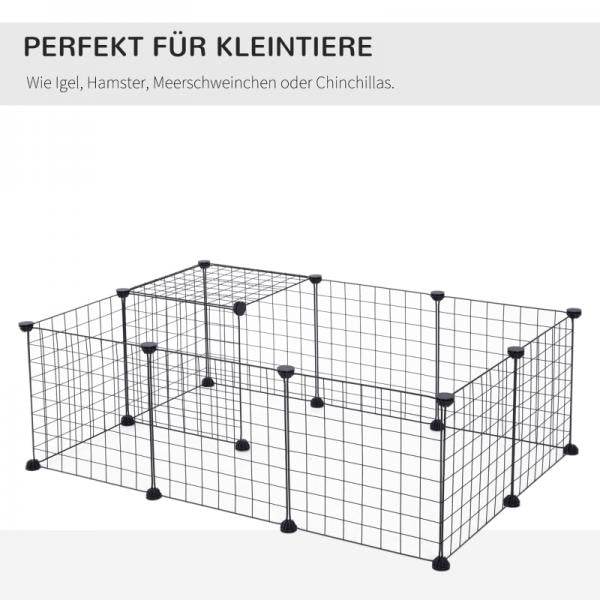 Gittergehege Freigehege Laufgehege für Kleintiere Laufstall Kleintierkäfig