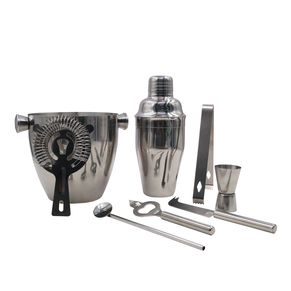 Set shaker per cocktail, 8 pezzi