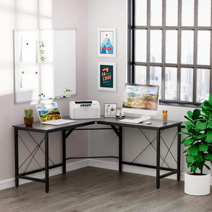 Computertisch L-Form Eck-Schreibtisch 150x150x76cm