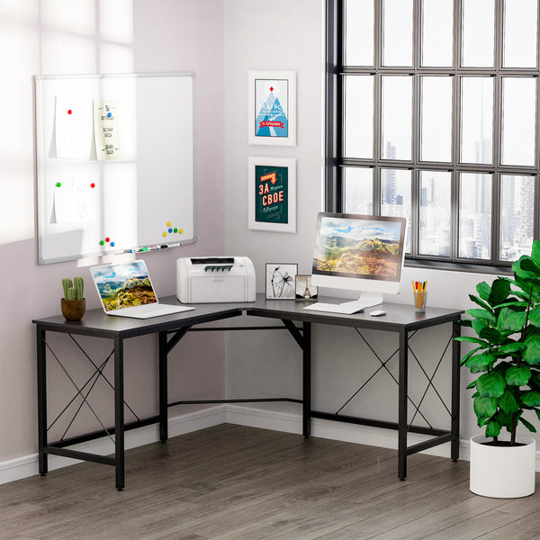 Computertisch L-Form Eck-Schreibtisch 150x150x76cm