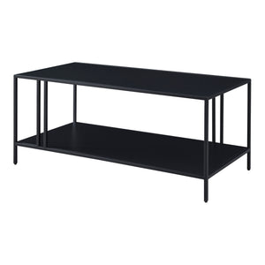 Tavolino da caffè Kumlinge 110x55x47cm nero
