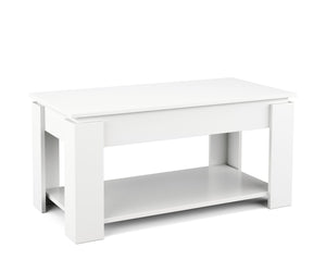 DALIA side table, height adjustable, white