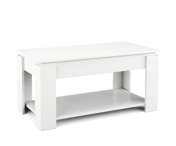 DALIA side table, height adjustable, white