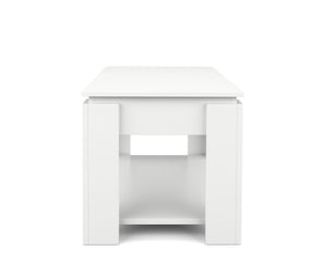 DALIA side table, height adjustable, white