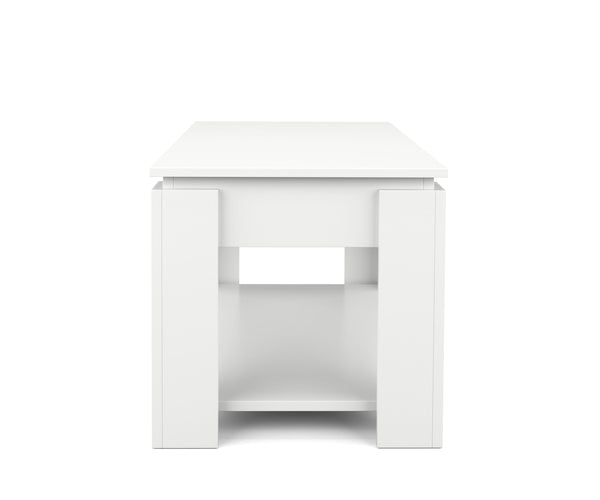 DALIA side table, height adjustable, white