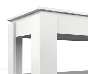 DALIA side table, height adjustable, white