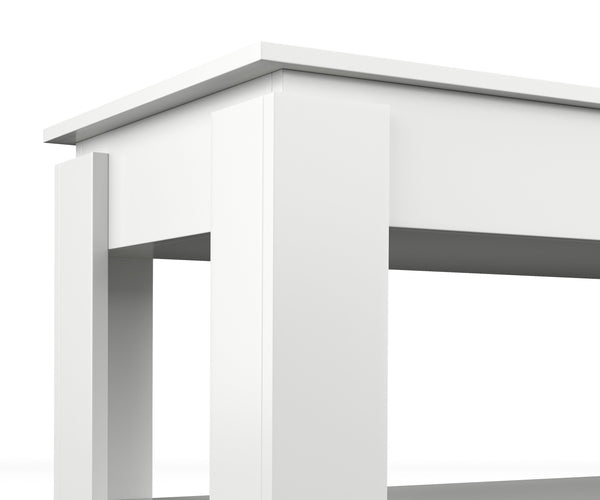 DALIA side table, height adjustable, white