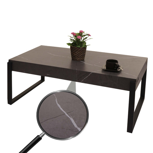 Couchtisch JAM-L53 Beistelltisch Metall 43x110x64cm