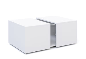 Beistelltisch LED RENA weiss