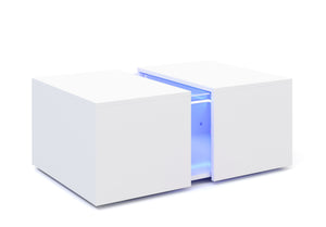 Beistelltisch LED RENA weiss