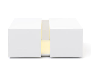 Beistelltisch LED RENA weiss