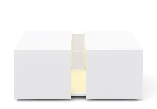 Beistelltisch LED RENA weiss