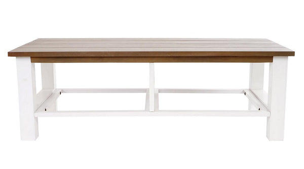 Couchtisch Tula Holztisch 38x112x52cm 2 Körbe