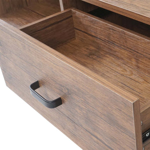 Couchtisch Wildeiche-Optik mit 3D-Struktur