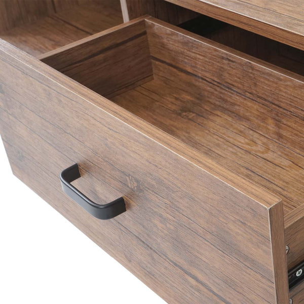 Couchtisch Wildeiche-Optik mit 3D-Struktur
