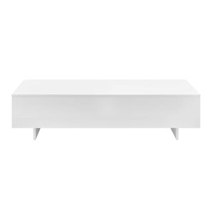 Couchtisch Lärketorp 115x55x31 cm Weiss Hochglanz