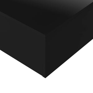 Vänersborg coffee table 85x55x31 cm Black high gloss