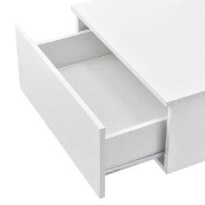 Tavolino Biskra 95x55x31 cm bianco