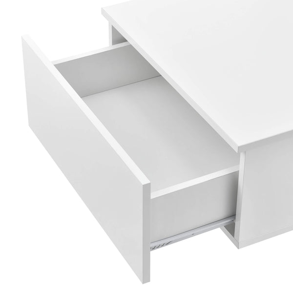 Tavolino Biskra 95x55x31 cm bianco